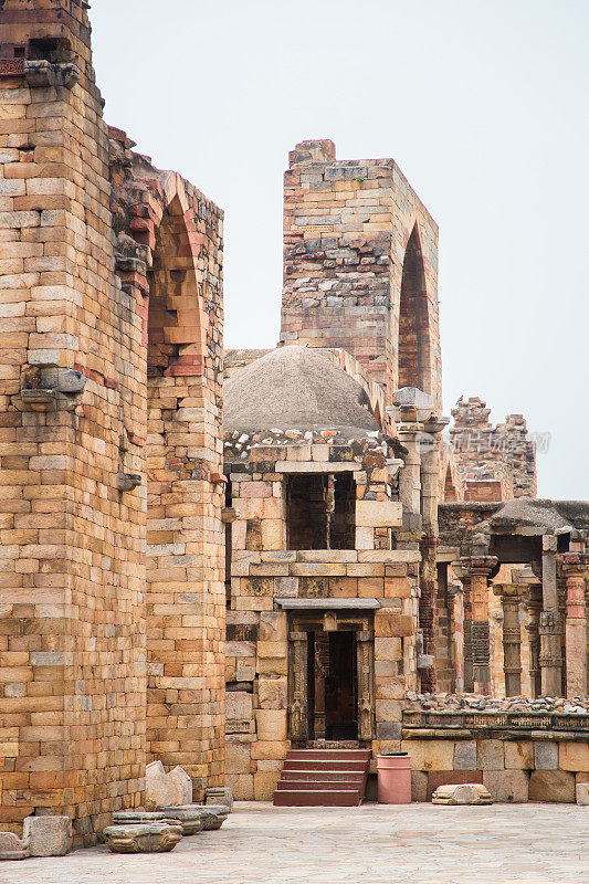 在德里的Qutub Minar